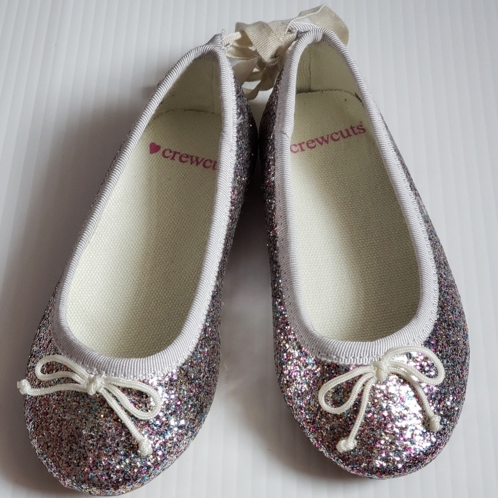 J Crew Toddler Sparkle Ballet Flats